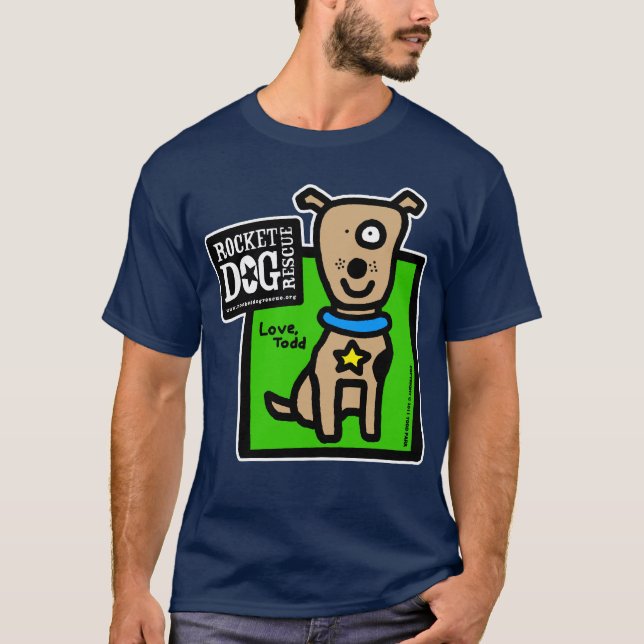 RDR - ToddParr (brauner Hund) T-Shirt (Vorderseite)