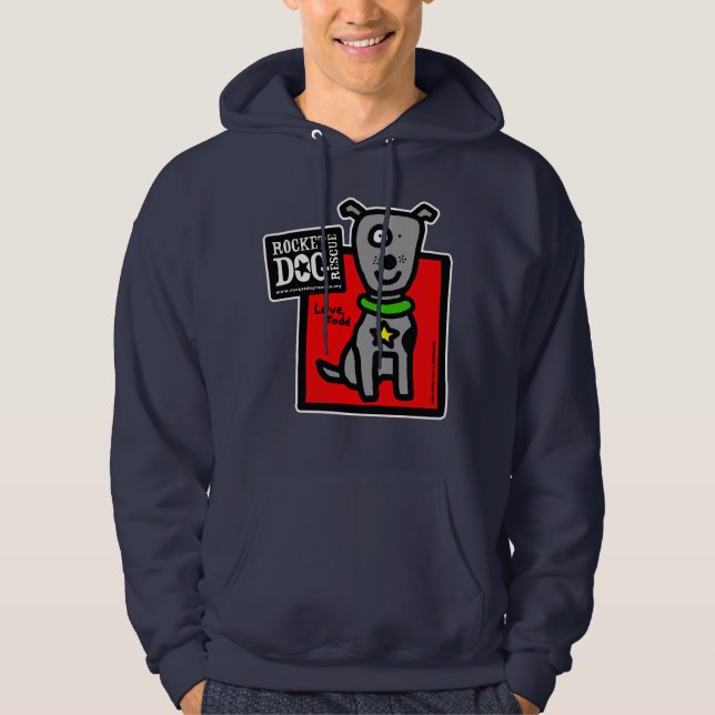 RDR - ToddParr (grauer Hund) Hoodie (Vorderseite)