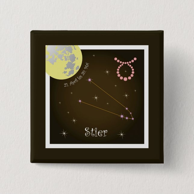 Re 21. April bis 20. Mai Buttons (Vorderseite)