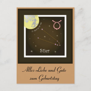 Re 21. April bis 20. Mai Postkarte