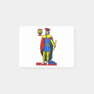 Re di Coppe Post-it Klebezettel