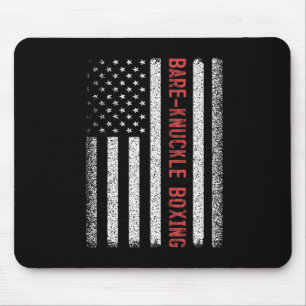 Re-Knuckle Boxen Amerikanische Flagge 4. Juli Frau Mousepad