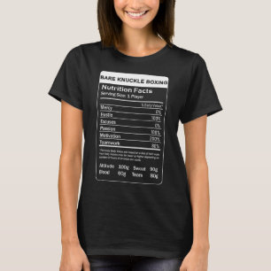 Re Knuckle Boxen Nährwertinformationen  T-Shirt