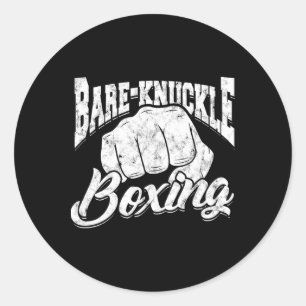 Re-knuckle Boxen - Re-knuckle Sport Und Fitness  Runder Aufkleber