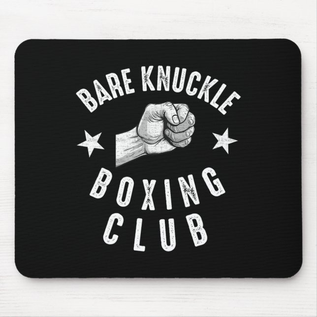 Re Knuckle Boxing Männer Faustkampf Knuckle Fighte Mousepad (Vorne)