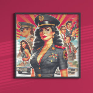 Re Military Woman Poster