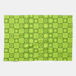 Re-Re-MCM Geometrisches Muster Geschirrtuch
