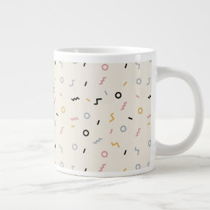 Re-Squiggle-Muster Jumbo-Tasse