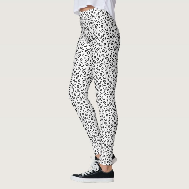 Re-Squiggle-Muster Leggings (Links)