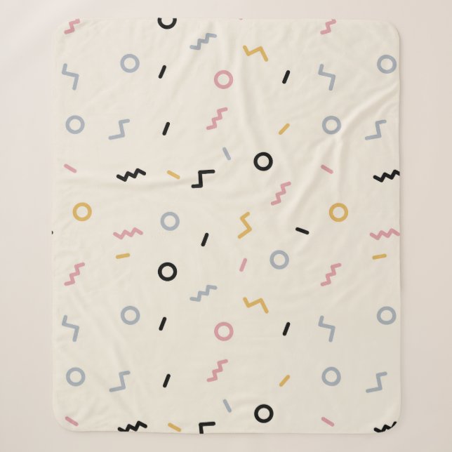 Re-Squiggle-Muster Sherpadecke (Vorderseite)