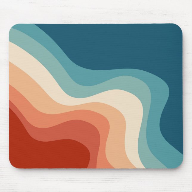 Re-Style-Wellen Mousepad (Vorne)