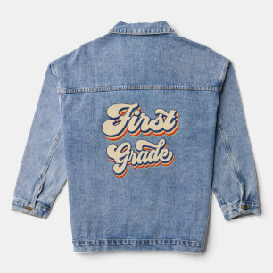 Re-to-Re-Vintag-Erster Lehrer Jeansjacke