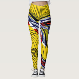 Re-Vorgestellte Pfau-Feder-Leggings Leggings