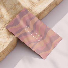 Re-Wavy-Muster Visitenkarte