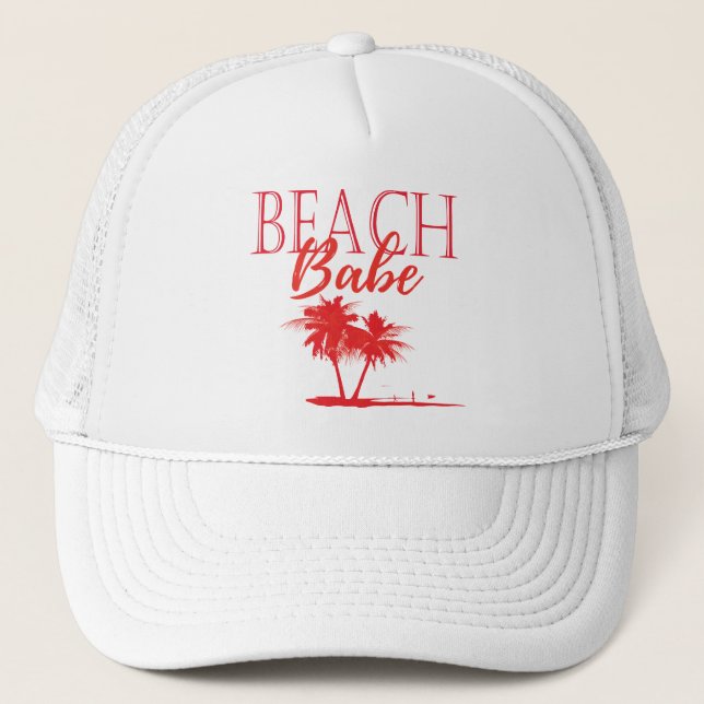 Rea Thema Palm Beach Truckerkappe (Vorderseite)
