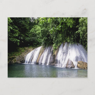 Reach Falls, Port Antonio, Jamaika Postkarte