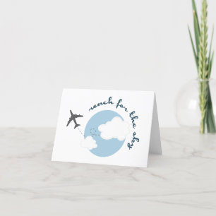 Reach The Sky Dankeskarte