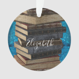 Read Book Club Friends Monogram Ornament