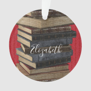 Read Book Club Monogram Ornament