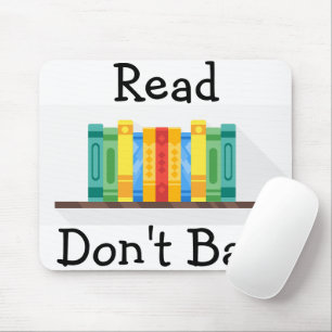 Read Don't Ban Mouse Pad Mousepad