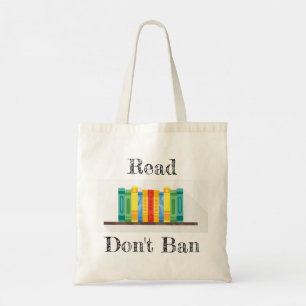 Read Don't Ban Tote Bag Tragetasche