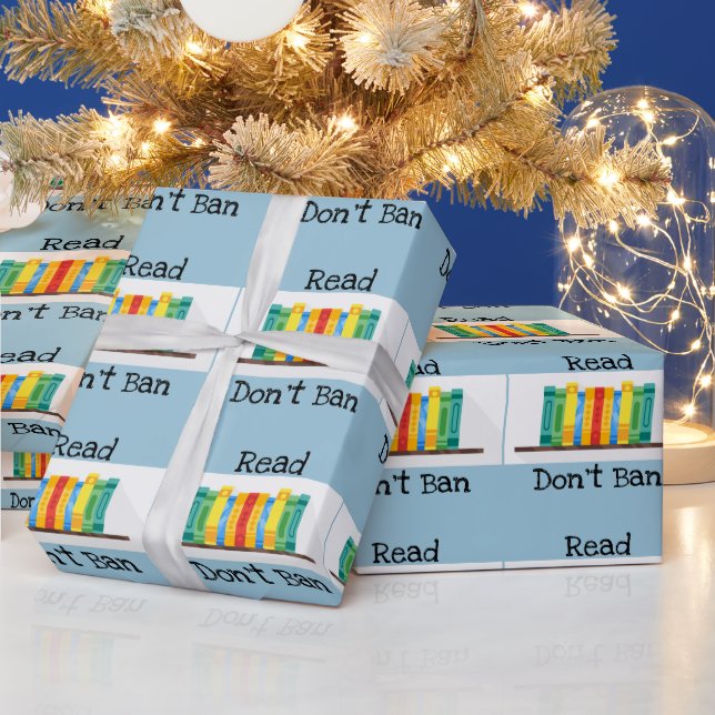 Read Don't Ban Wrapping Paper Geschenkpapier (Feiertage)