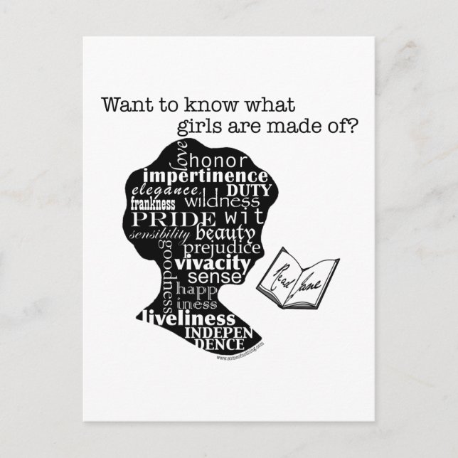Read Jane Austen Postkarte (Vorderseite)