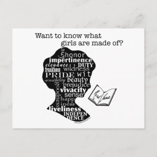 Read Jane Austen Postkarte