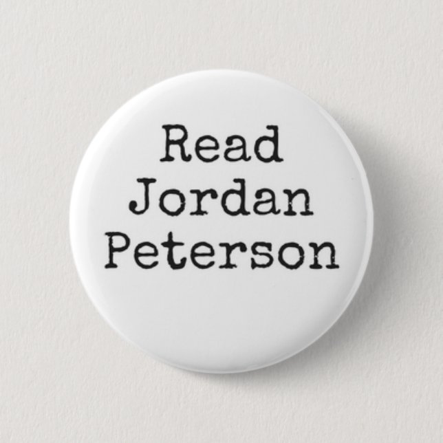 Read Jordan Peterson Black & White Button (Vorderseite)