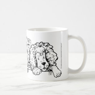 READ, Lion Book Ends Tasse