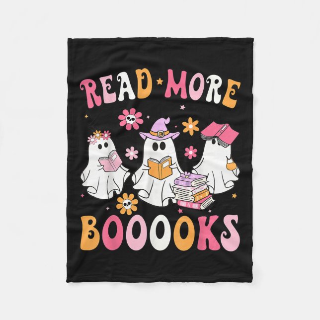 Read More Books Ghosts Reading Book Funny Teacher  Fleecedecke (Vorderseite)