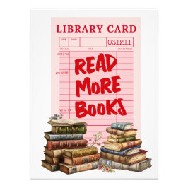 Read More Books Vintage Fotodruck
