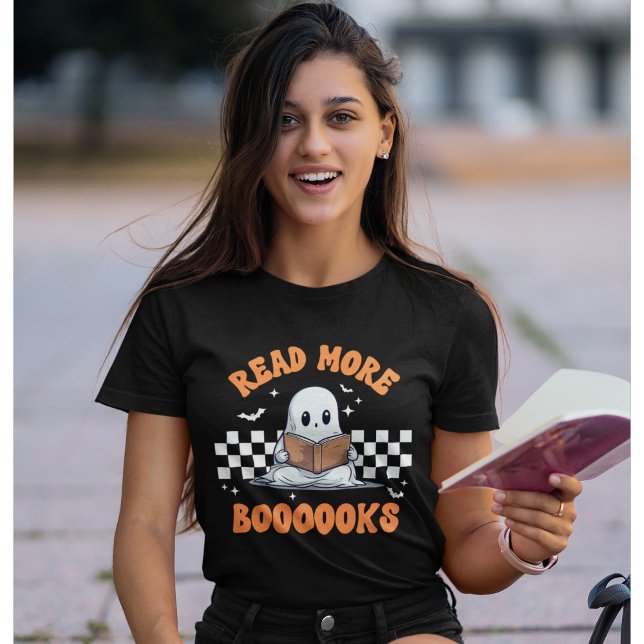 Read More Boooooks Funny Halloween  T-Shirt (Von Creator hochgeladen)
