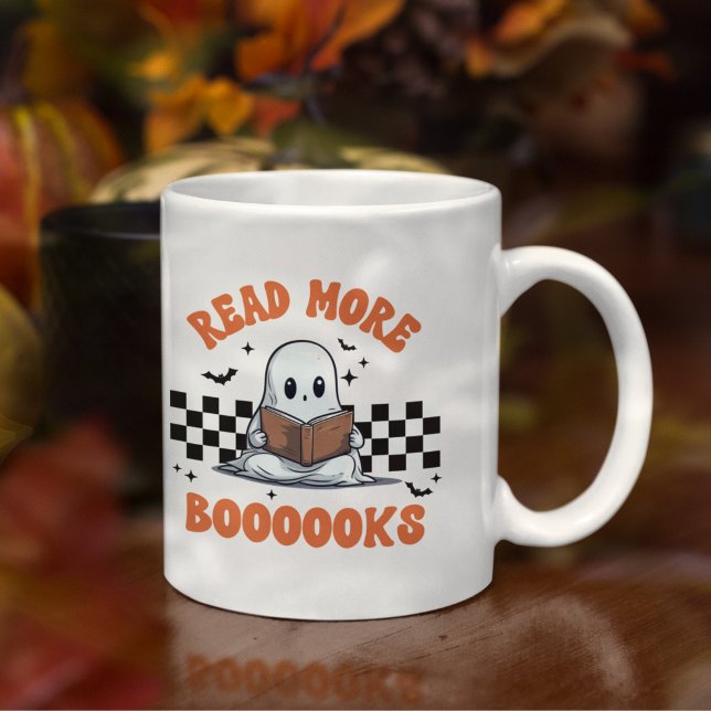 Read More Boooooks Halloween Gift Kaffeetasse (Von Creator hochgeladen)