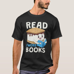 Read S'more Books Camping Bookworm Boy Niedlich Li T-Shirt