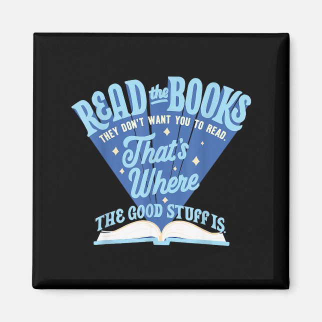 Read The Book They Don't Want You To Read  Magnet (Vorne)