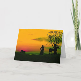 "Read to Work"~Border Collie Notecard Karte