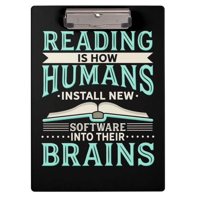 Reader-Geschenk Lesen des neuen Gehirns Klemmbrett (Vorderseite)