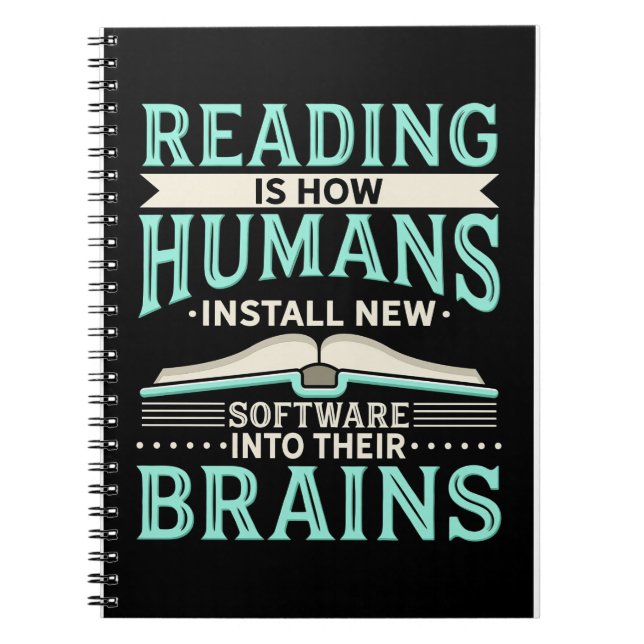 Reader-Geschenk Lesen des neuen Gehirns Notizblock (Vorderseite)