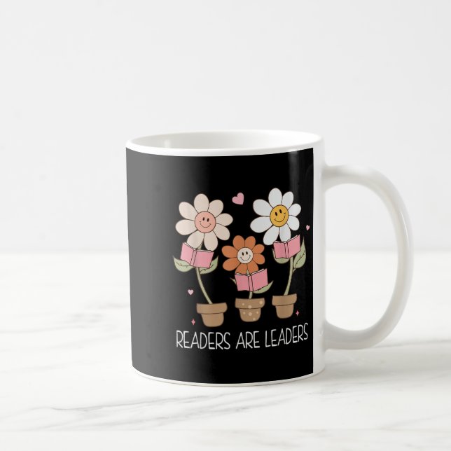 Readers Are Leaders Motivational Reading Book Quot Kaffeetasse (Rechts)