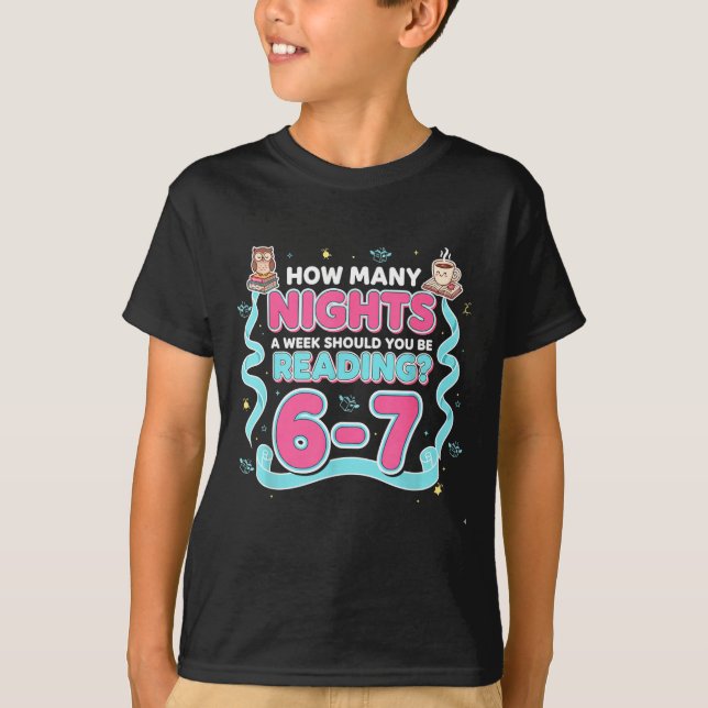 Reading 67 Meme Englieacher Funny 67 Book Lover Hu T-Shirt (Vorderseite)