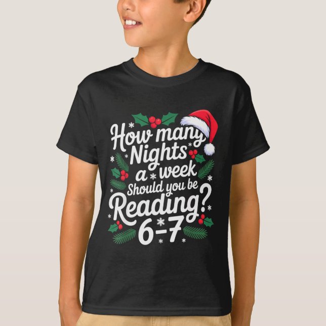 Reading 67 Meme Englieacher Funny 67 Christmas  T-Shirt (Vorderseite)