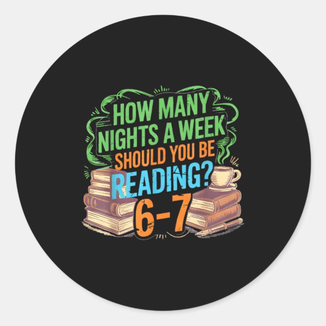 Reading 67 Meme Englieacher Funny 67 Librarian  Runder Aufkleber (Vorderseite)