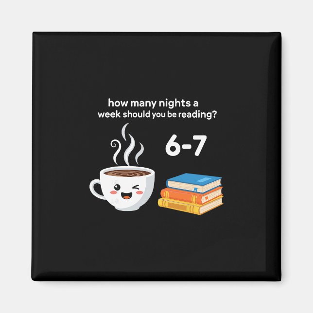 Reading 67 Meme English Teacher Funny 6 7  Magnet (Vorne)