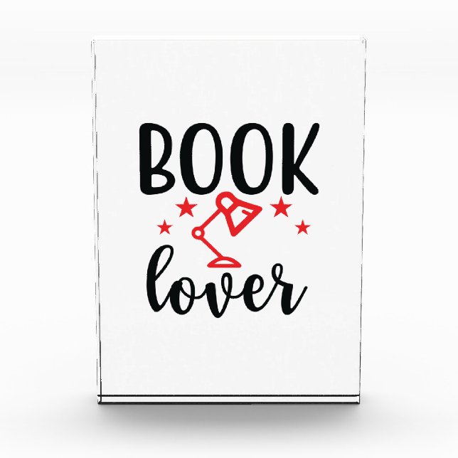 Reading Art Book Lover Fotoblock (Vorderseite)