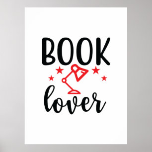 Reading Art Book Lover Poster
