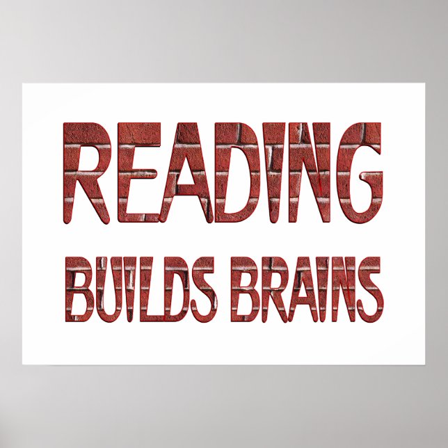 Reading Builds Brains Poster (Vorne)