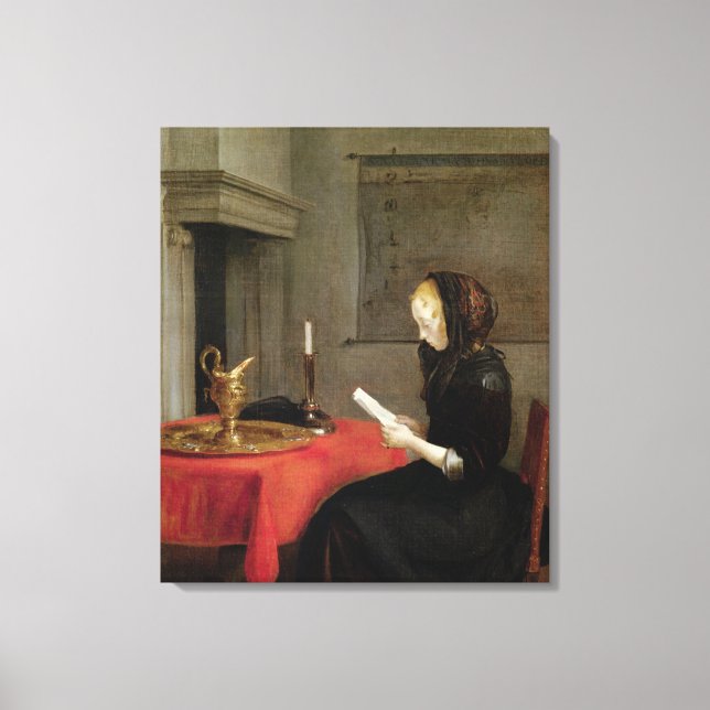 Reading, c.1662 leinwanddruck (Vorderseite)