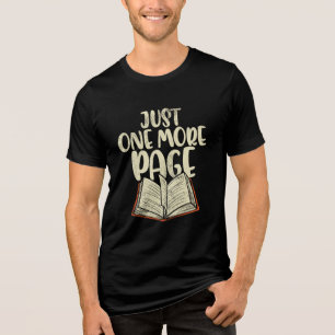 Reading Club nur noch eine Seite Tri-Blend Shirt