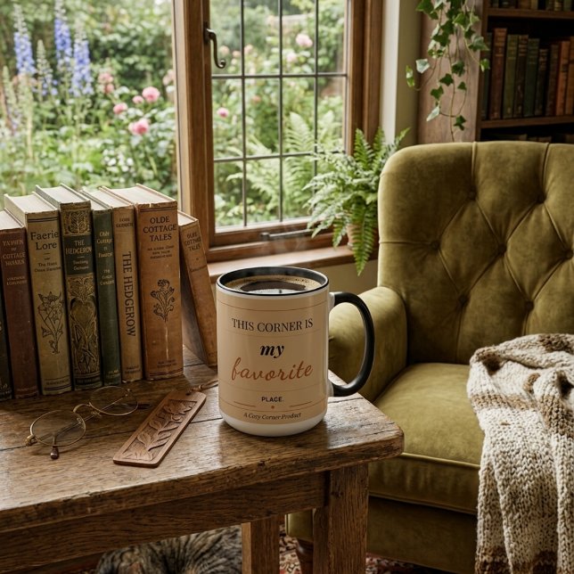 Reading Corner Cozy Drinking Mug  Zweifarbige Tasse (Von Creator hochgeladen)
